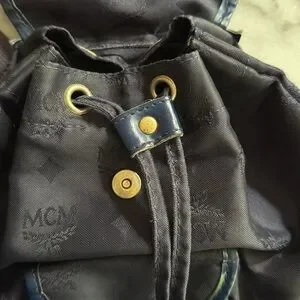 MCM | Bags | Mcm Visetos Navy Mini Stark Backpack With Coa  display picture 1